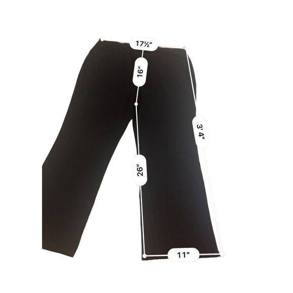 AVE Black Bootie Leggings sport pants size 3XL 22/24 - Picture 4 of 5